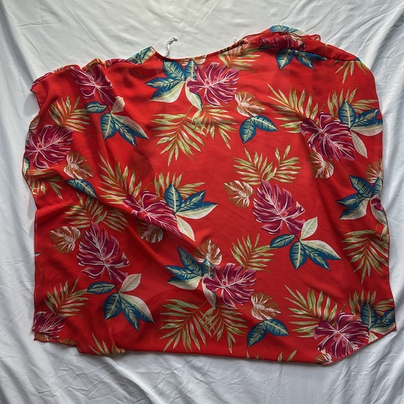 Floral Fashion Nova cover up - Sz L - Picture 2 of 3